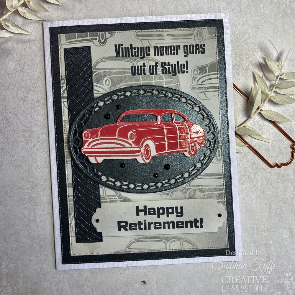 Creative Expressions Clear Stamp A5 Vintage Cars (CEC1087) (OUTLET) Creative Expressions Clear Stamp A5 Vintage Cars (CEC1087) (OUTLET)