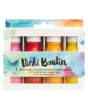 American Crafts Vicki Boutin Mixed Media Acrylic Paints Warm (4pcs) (376792) (OUTLET) American Crafts Vicki Boutin Mixed Media Acrylic Paints Warm (4pcs) (376792) (OUTLET)