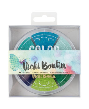 American Crafts Vicki Boutin Mixed Media Ink Pads Cool (6pcs) (376802) (OUTLET)