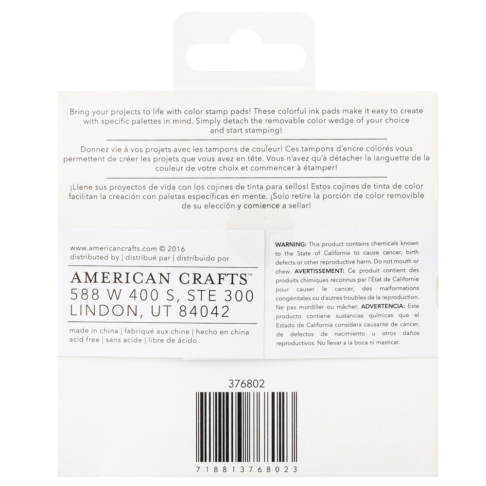 American Crafts Vicki Boutin Mixed Media Ink Pads Cool (6pcs) (376802) (OUTLET) American Crafts Vicki Boutin Mixed Media Ink Pads Cool (6pcs) (376802) (OUTLET)