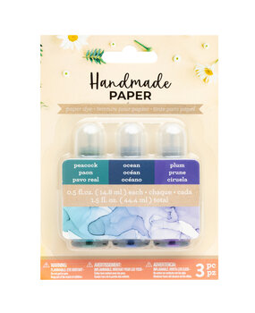 American Crafts Handmade Paper Dyes Blues (3x5oz) (34030777) (OUTLET)
