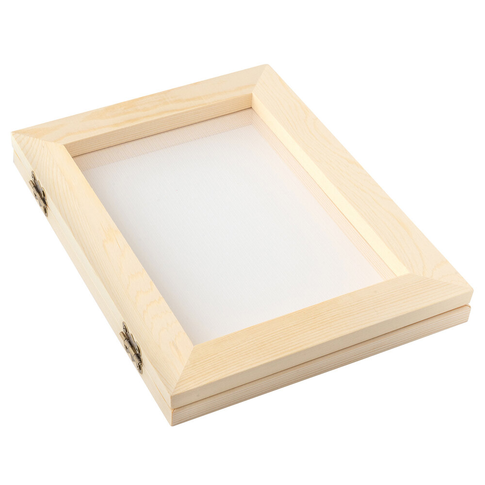 American Crafts Handmade Paper Mould and Deckle Kit Small Rectangle (34017563) (OUTLET) American Crafts Handmade Paper Mould and Deckle Kit Small Rectangle (34017563) (OUTLET)