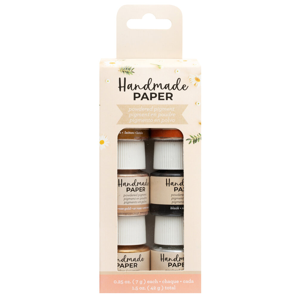 American Crafts Handmade Paper Powdered Pigment Metallics (6x0.25oz) (34017567) (OUTLET) American Crafts Handmade Paper Powdered Pigment Metallics (6x0.25oz) (34017567) (OUTLET)