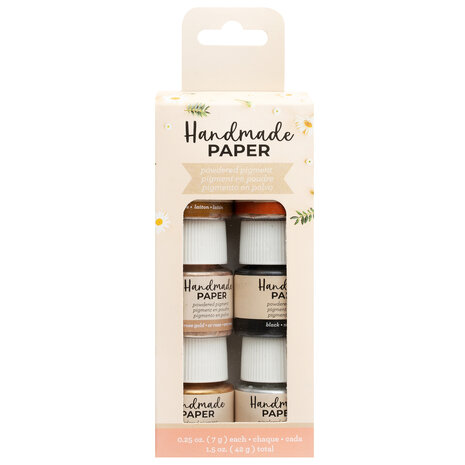 American Crafts Handmade Paper Powdered Pigment Metallics (6x0.25oz) (34017567) (OUTLET) American Crafts Handmade Paper Powdered Pigment Metallics (6x0.25oz) (34017567) (OUTLET)
