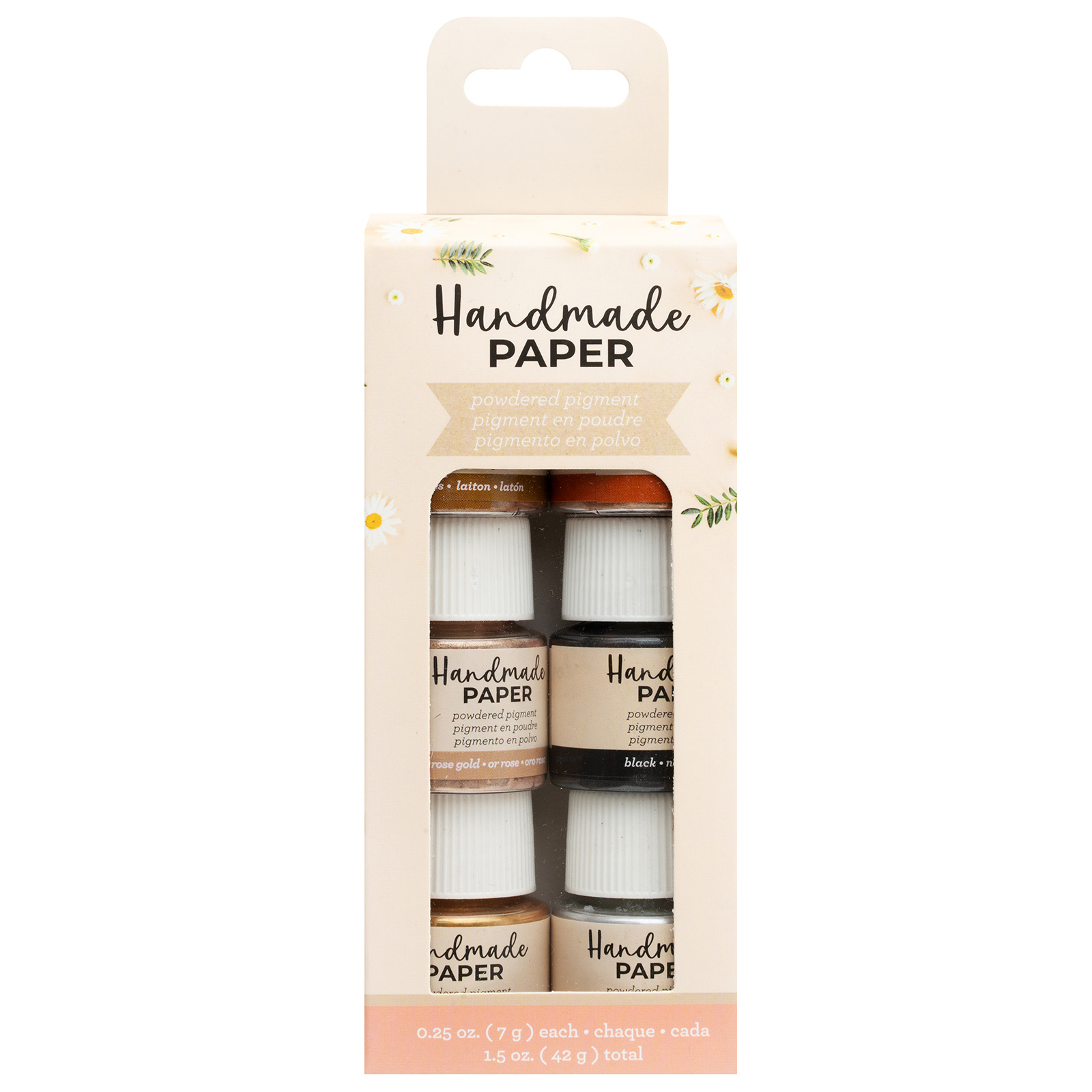 Handmade Paper Powdered Pigment Metallics (6x0.25oz) (34017567 ...
