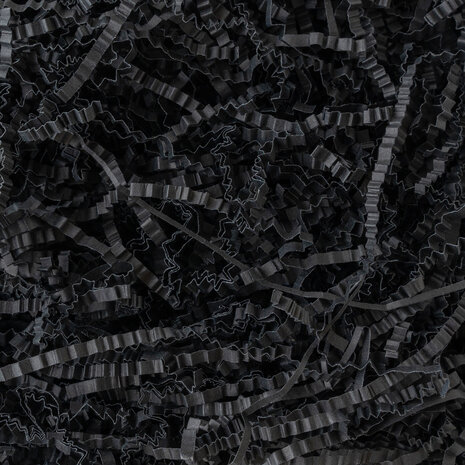 American Crafts Handmade Paper Shredded Paper Black 1lb (34030780) (OUTLET)