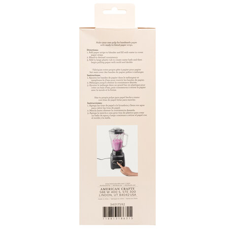 American Crafts Handmade Paper Shredded Paper Green 1lb (34017592) (OUTLET)