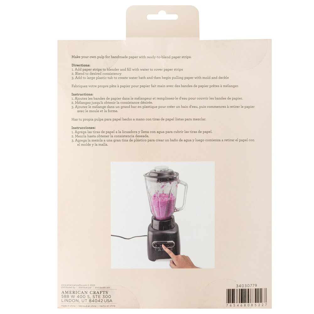 American Crafts Handmade Paper Shredded Paper Kraft 1lb (34030779) (OUTLET)