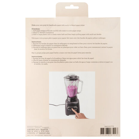 American Crafts Handmade Paper Shredded Paper Kraft 1lb (34030779) (OUTLET)