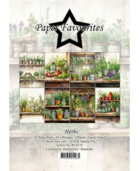 Paper Favourites Herbs A5 Paper Pack (PFA135) (OUTLET)