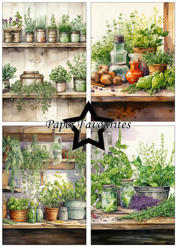 Paper Favourites Herbs A5 Paper Pack (PFA135) (DISCONTINUED)