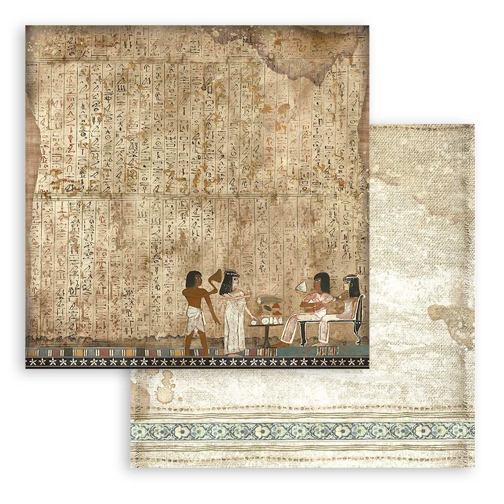 Stamperia Land of Pharaohs Maxi Background 12x12 Inch Paper Pack (SBBL154) Stamperia Land of Pharaohs Maxi Background 12x12 Inch Paper Pack (SBBL154)