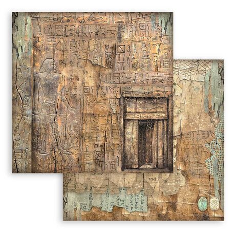Stamperia Land of Pharaohs Maxi Background 12x12 Inch Paper Pack (SBBL154) Stamperia Land of Pharaohs Maxi Background 12x12 Inch Paper Pack (SBBL154)