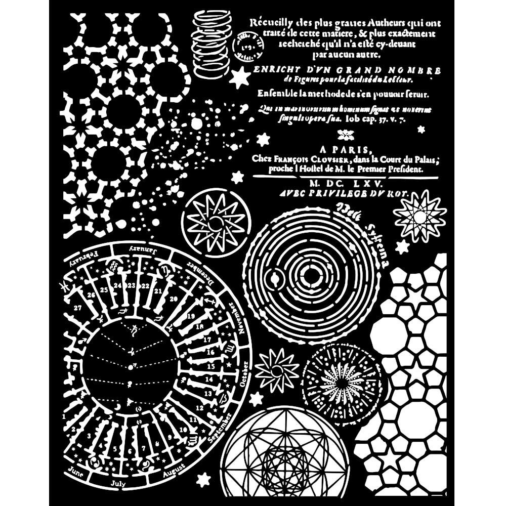 Stamperia Fortune Thick Stencil 20x25cm Macrocosm Mixed Patterns (KSTD162) Stamperia Fortune Thick Stencil 20x25cm Macrocosm Mixed Patterns (KSTD162)