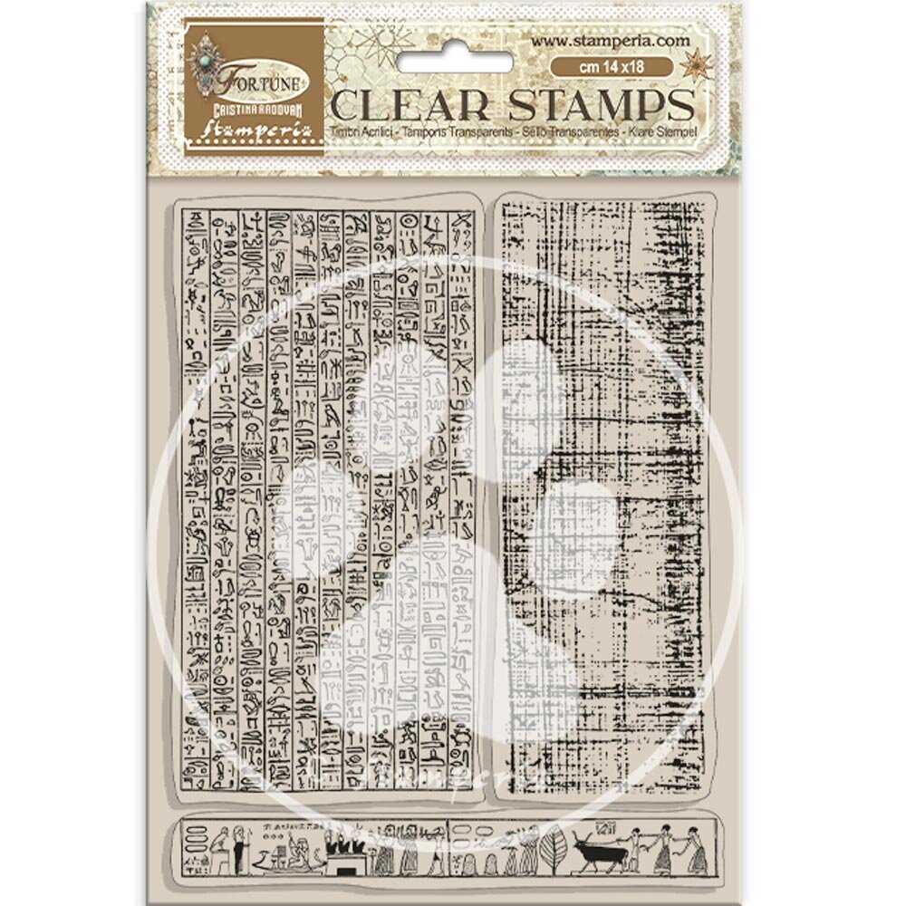 Stamperia Fortune Clear Stamps Egypt (WTK194) (DISCONTINUED)