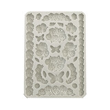 Stamperia Shabby Rose Silicon Mould A5 Roses and Butterfly (KACMA529)
