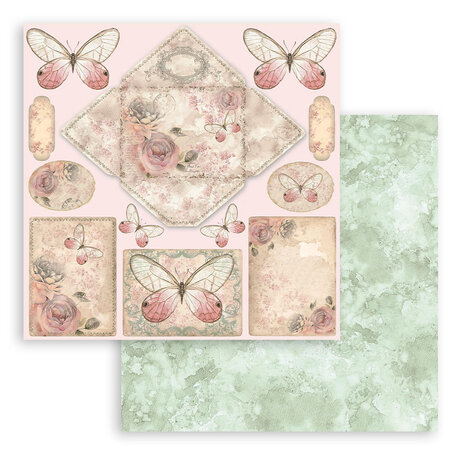 Stamperia Shabby Rose 12x12 Inch Paper Pack (SBBL12)