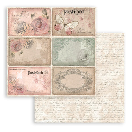 Stamperia Shabby Rose 8x8 Inch Paper Pack (SBBS107) Stamperia Shabby Rose 8x8 Inch Paper Pack (SBBS107)