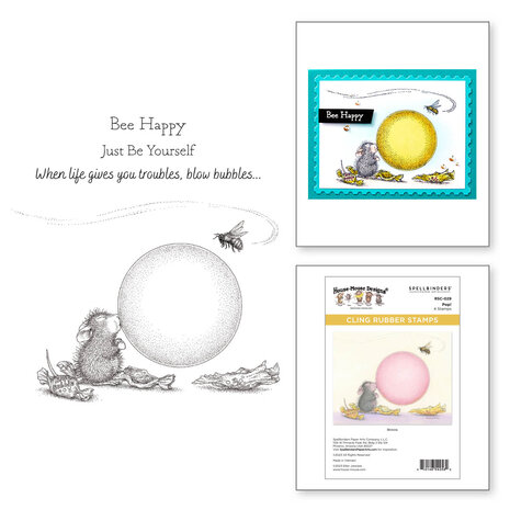 Spellbinders Pop! Cling Cling Rubber Stamp (RSC-029) Spellbinders Pop! Cling Cling Rubber Stamp (RSC-029)