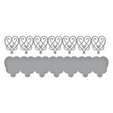 Spellbinders Timeless Hearts Border Etched Dies (S4-1341)