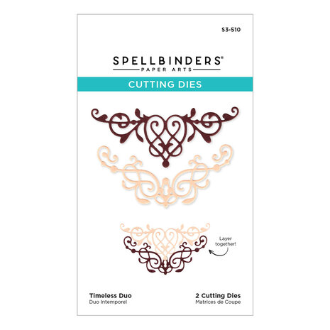 Spellbinders Timeless Duo Etched Dies (S3-510) (DISCONTINUED) Spellbinders Timeless Duo Etched Dies (S3-510) (DISCONTINUED)