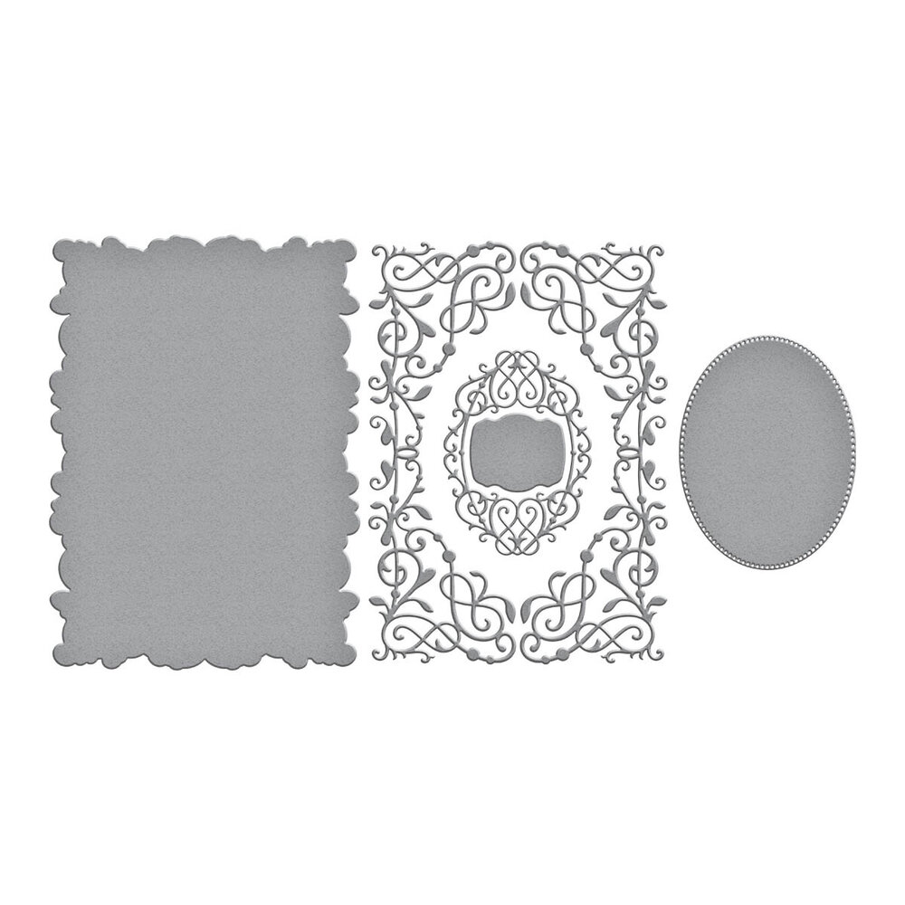 Spellbinders Timeless Cardfront Etched Dies (S7-249) (DISCONTINUED)