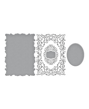 Spellbinders Timeless Cardfront Etched Dies (S7-249) (DISCONTINUED)