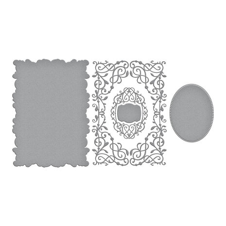 Spellbinders Timeless Cardfront Etched Dies (S7-249) (DISCONTINUED)