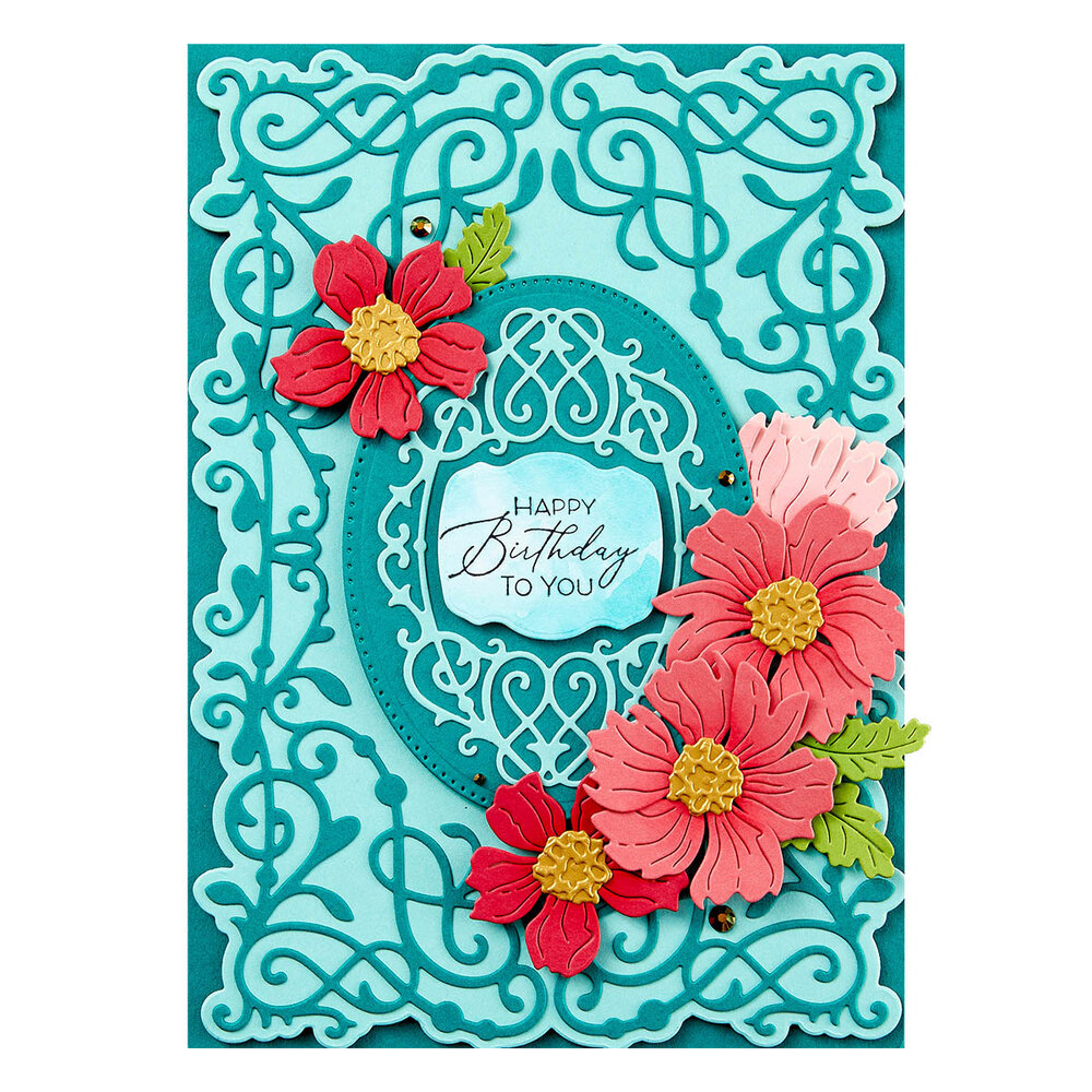 Spellbinders Timeless Cardfront Etched Dies (S7-249) (DISCONTINUED)