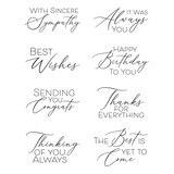 Spellbinders Always You Timeless Sentiments Press Plates (BP-185) Spellbinders Always You Timeless Sentiments Press Plates (BP-185)