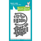 Lawn Fawn Build-a-drink Mason Jar Add-on: Lantern Lawn Cuts Dies (LF3433) (OUTLET)