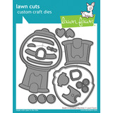 Lawn Fawn Build-a-gumball Machine Lawn Cuts Dies (LF3431)