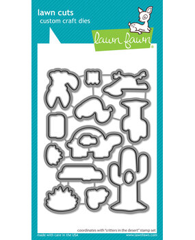 Lawn Fawn Critters In The Desert Lawn Cuts Dies (LF3416) (OUTLET)