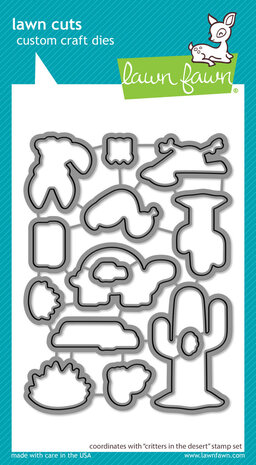 Lawn Fawn Critters In The Desert Lawn Cuts Dies (LF3416) (OUTLET)