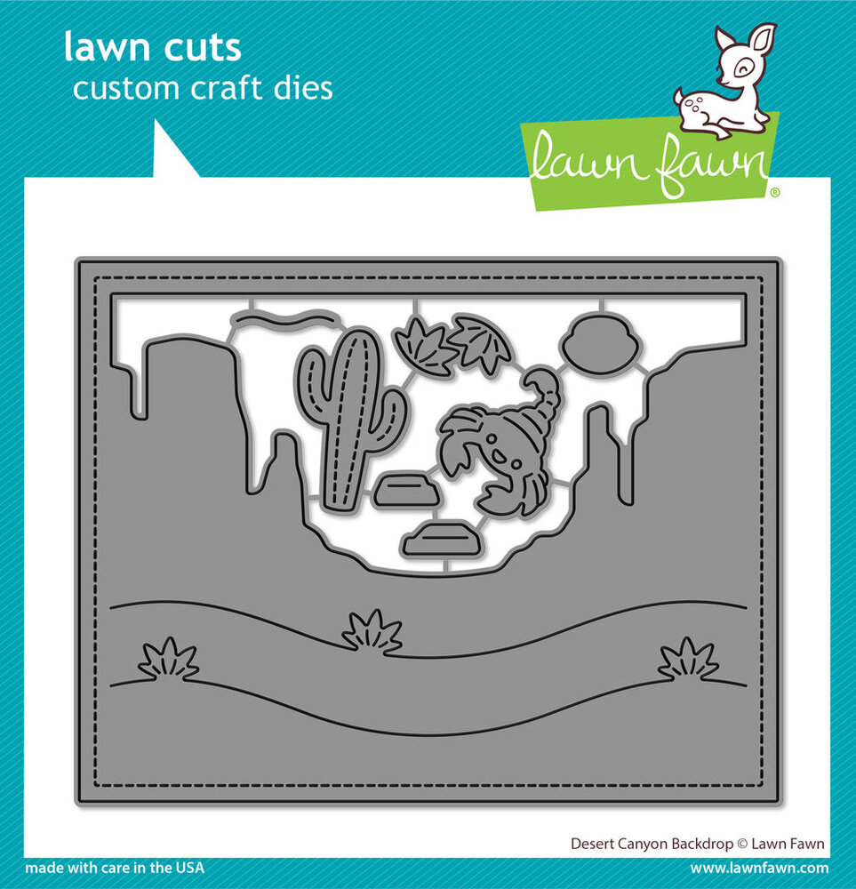 Lawn Fawn Desert Canyon Backdrop Lawn Cuts Dies (LF3450)