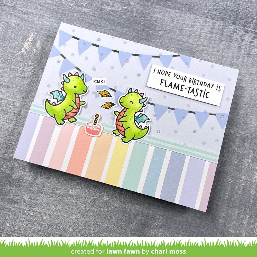 Lawn Fawn Little Dragon Flip Flop Clear Stamps (LF3427) (DISCONTINUED) Lawn Fawn Little Dragon Flip Flop Clear Stamps (LF3427) (DISCONTINUED)
