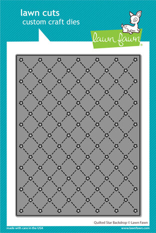 Lawn Fawn Quilted Star Backdrop Lawn Cuts Dies (LF3451) (DISCONTINUED)