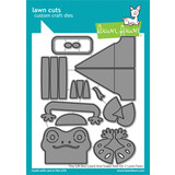 Lawn Fawn Tiny Gift Box Lizard And Snake Add-on Lawn Cuts Dies (LF3444) (OUTLET)