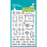 Lawn Fawn Treat Cart Clear Stamps (LF3408)