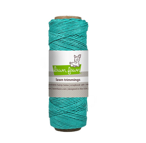 Lawn Fawn Turquoise Hemp Twine (LF3462) (OUTLET) Lawn Fawn Turquoise Hemp Twine (LF3462) (OUTLET)