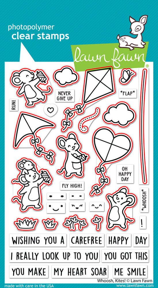 Lawn Fawn Whoosh, Kites! Lawn Cuts Dies (LF3418)