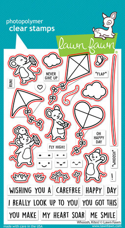 Lawn Fawn Whoosh, Kites! Lawn Cuts Dies (LF3418)