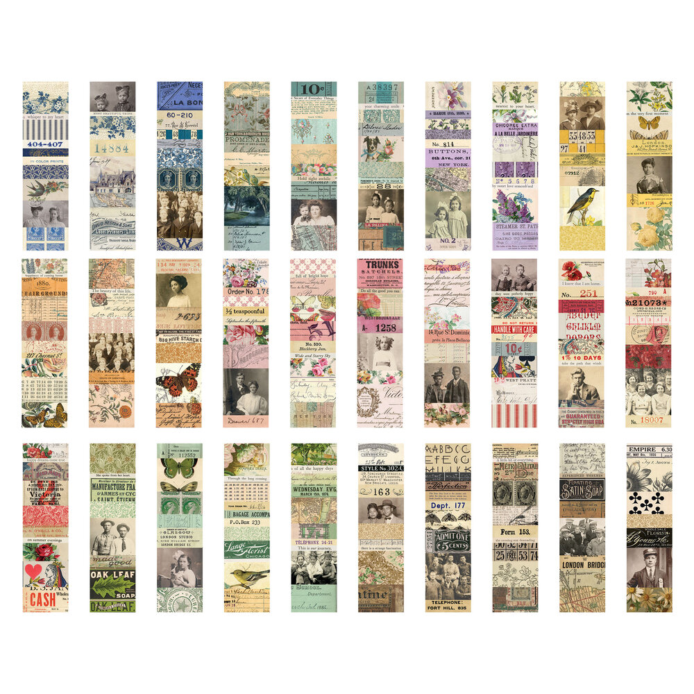 Idea-ology Tim Holtz Collage Strips Large (TH94367) Idea-ology Tim Holtz Collage Strips Large (TH94367)