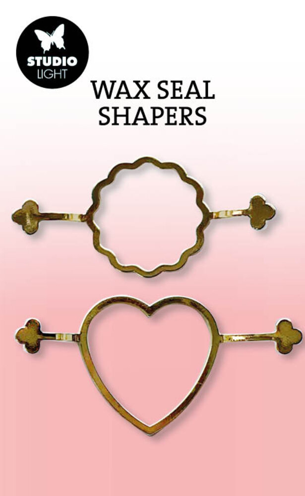 Studio Light Wax Seal Shapers Scallop & Heart (SL-ES-WAX22) (BASIC) Studio Light Wax Seal Shapers Scallop & Heart (SL-ES-WAX22) (BASIC)