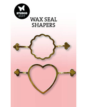 Studio Light Wax Seal Shapers Scallop & Heart (SL-ES-WAX22) (BASIC) Studio Light Wax Seal Shapers Scallop & Heart (SL-ES-WAX22) (BASIC)
