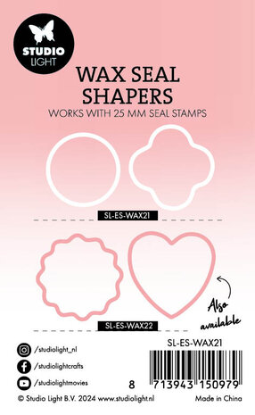 Studio Light Wax Seal Shapers Round & 4-Sided (SL-ES-WAX21) (BASIC) Studio Light Wax Seal Shapers Round & 4-Sided (SL-ES-WAX21) (BASIC)