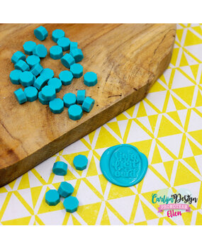 CarlijnDesign Waxzegel Melts Custom Turquoise (CDWX-0068) (DISCONTINUED)
