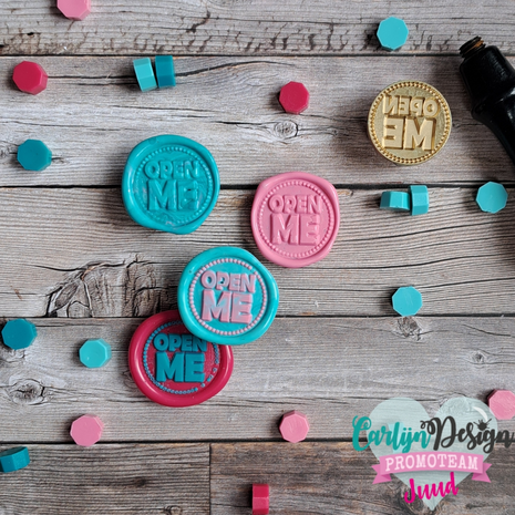 CarlijnDesign Wax Seal Melts Custom Aqua (CDWX-0069)