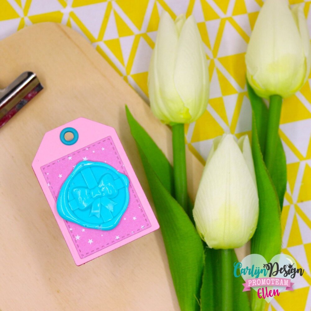 CarlijnDesign Wax Seal Stamper 47 3D Strik (CDWX-0076)