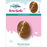 CarlijnDesign Wax Seal Stamper 46 Gefeliciteerd (CDWX-0075)